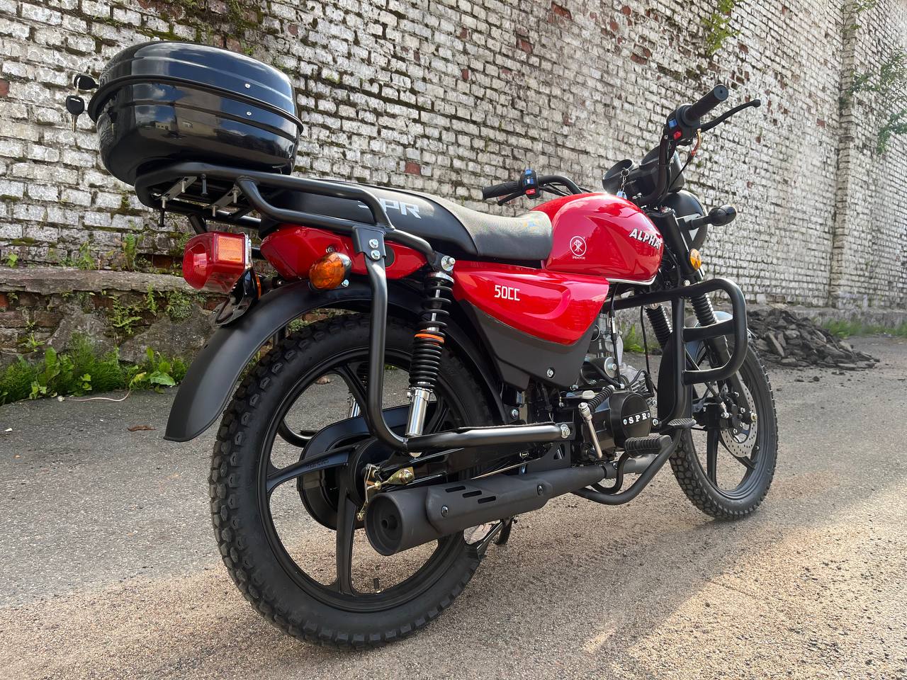 Alpha NEW — задний ракурс с кофром