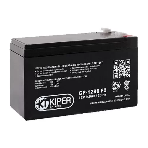 Купить аккумуляторную батарею 12V/9Ah Kiper GP-1290 (F2) Аккумуляторная батарея Kiper 12V/9Ah GP-1290 (F2)