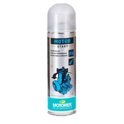 В продаже спрей для быстрого запуска двигателя Motorex Motor Start Spray 0,5 Спрей для быстрого запуска двигателя Motorex Motor Start Spray 0,5