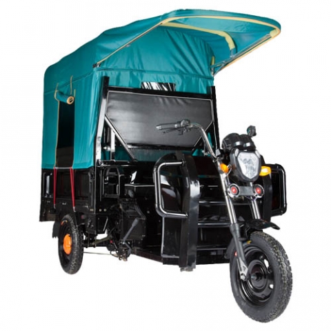 Купить трехколесный грузовой электроскутер (трицикл) Truck D3 tent