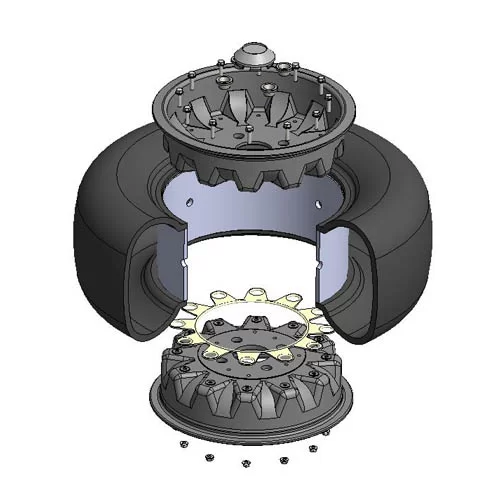 Пластиковый диск для квадроциклов с двойным бедлоком Stormwheels 