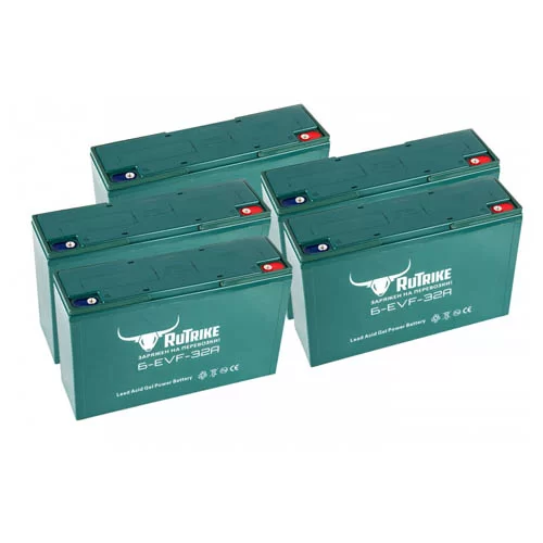 Комплект тяговых гелевых аккумуляторов 6-EVF-32 (60V32A/H C3)