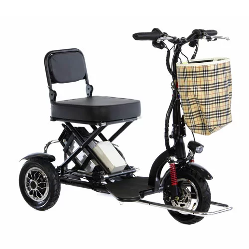 Трехколесный электроскутер (трицикл) складной OxyVolt HandyTrike 3 Li-ion 500W (48V 12Ah)