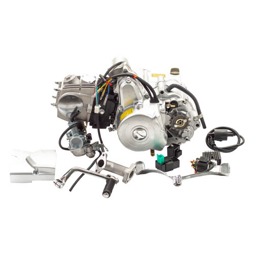 Купить двигатель Motoland 110см3 152FMH (52.4x49.5) полуавтомат, 4 ск, стартер сверху Двигатель Motoland 110см3 152FMH (52.4x49.5) полуавтомат, 4 ск, стартер сверху