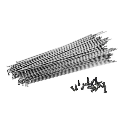 Купить комплект спиц + ниппелей 18" TTR250 (32шт) Комплект спиц + ниппелей 18" TTR250 (32шт)