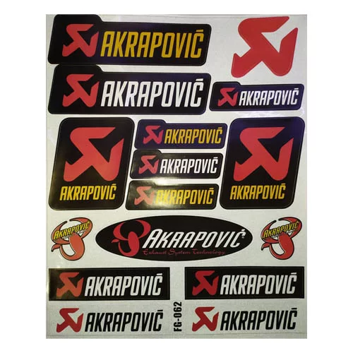 Купить наклейки Akrapovic A4 Наклейки Akrapovic A4