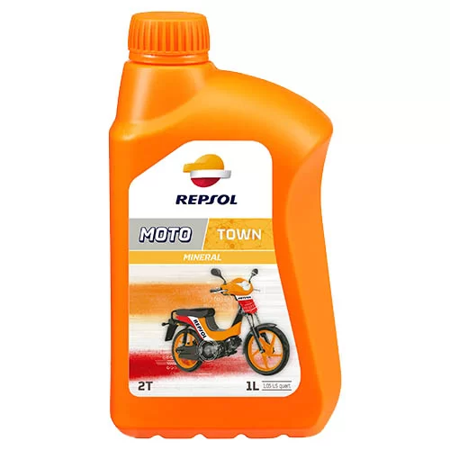 Масло двухтактное синтетическое Repsol Moto Town 2T, 1 л