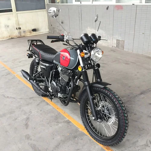 Мотоцикл Combat Classic 400 (серый-красный-черный)