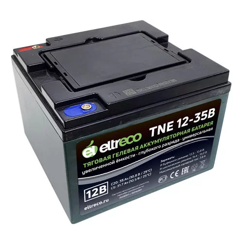 Тяговый аккумулятор Eltreco TNE12-35 (12V28.5A/H C3)