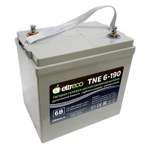Тяговый аккумулятор Eltreco TNE6-190 (6V150A/H C3)