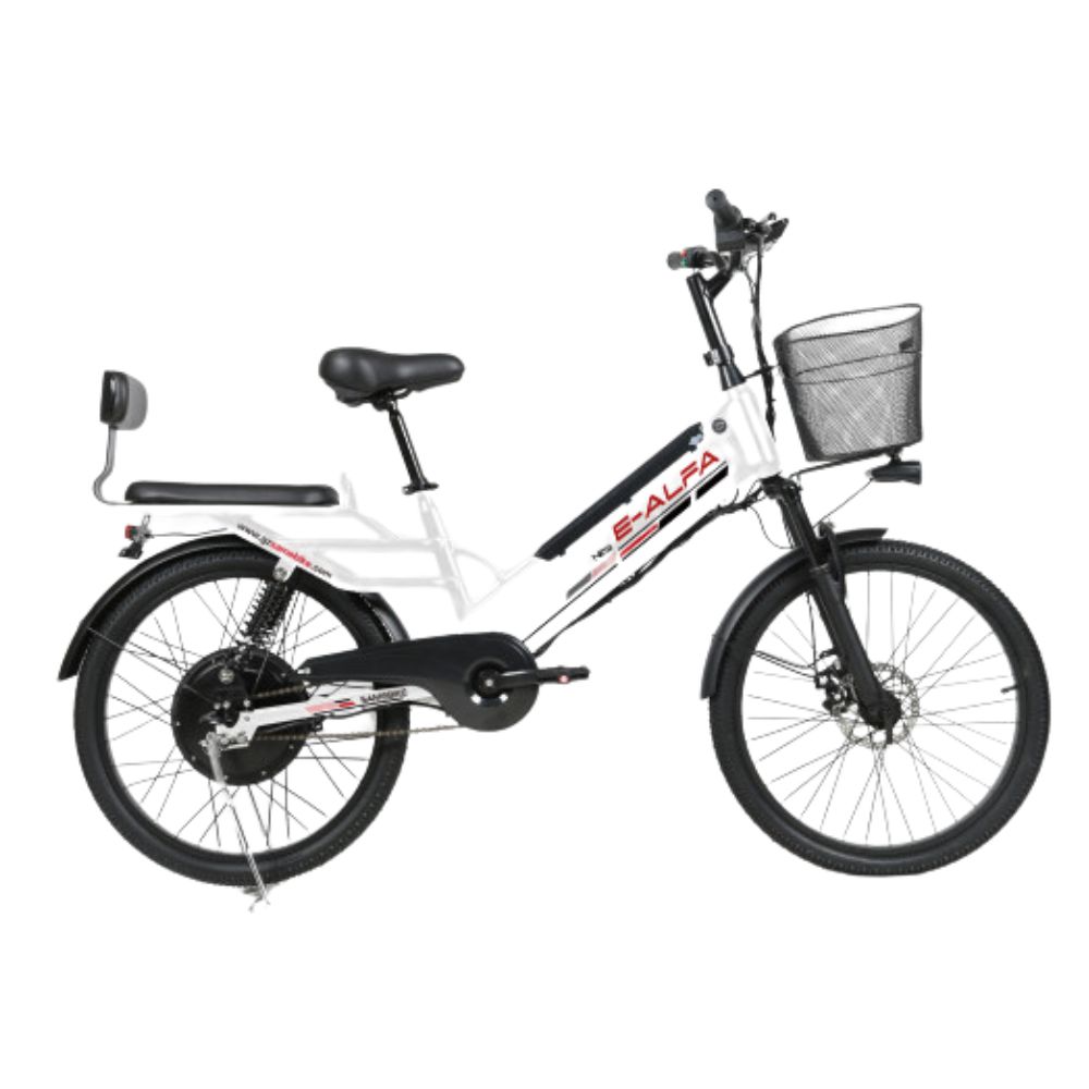 Купить Электровелосипед двухколёсный для взрослых SAMEBIKE Е-ALFA NEW (Белый) Электровелосипед двухколёсный для взрослых SAMEBIKE Е-ALFA NEW (Белый)