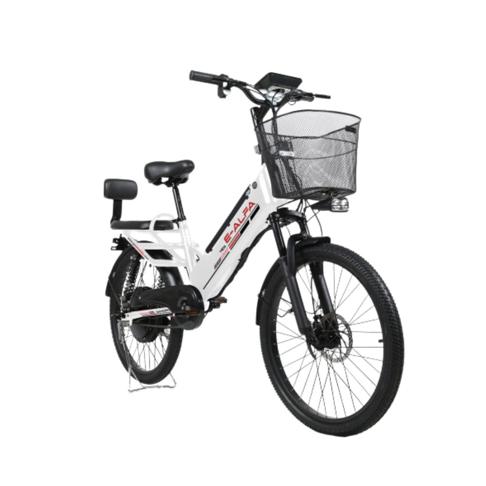 Купить Электровелосипед двухколёсный для взрослых SAMEBIKE Е-ALFA NEW (Белый) Электровелосипед двухколёсный для взрослых SAMEBIKE Е-ALFA NEW (Белый)