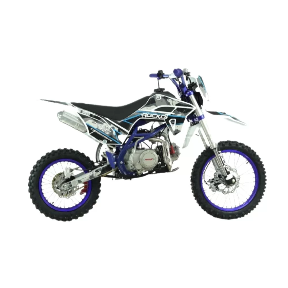Купить питбайк ROCKOT HI-TECH 125 Comandante 2.0 (механ. сцепл., эл. стартер, 17/14) Питбайк ROCKOT HI-TECH 125 Comandante 2.0 (механ. сцепл., эл. стартер, 17/14)
