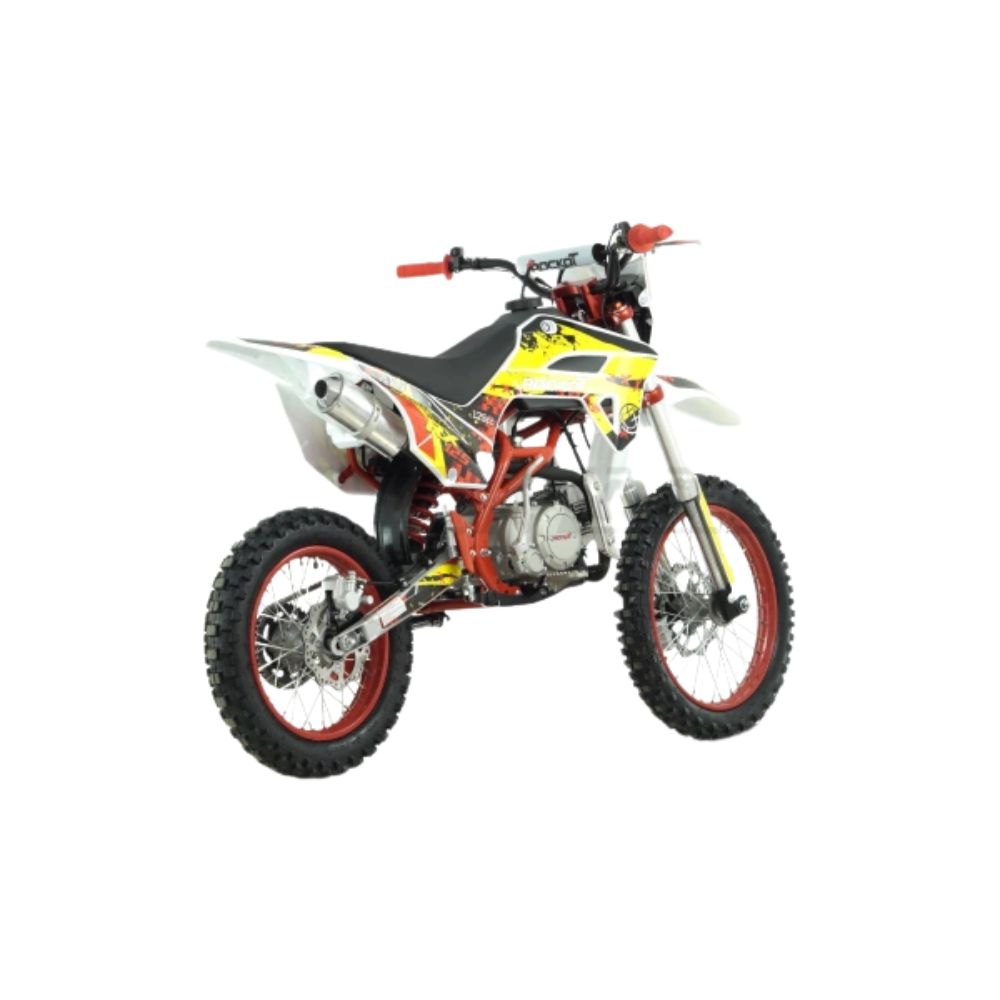 Купить питбайк ROCKOT BASIC 125E Jokester 2.0 (механ. сцепл., эл. стартер, 17/14) Питбайк ROCKOT BASIC 125E Jokester 2.0 (механ. сцепл., эл. стартер, 17/14)