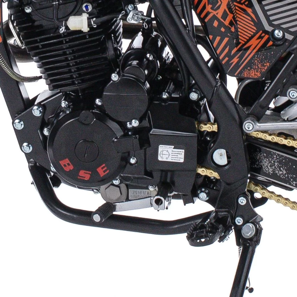 Кроссовый мотоцикл BSE Z1 150e 19/16 Zebra Orange 2