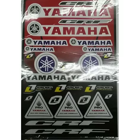 Купить наклейки на мотоцикл Ямаха Yamaha красные Наклейки на мотоцикл Ямаха Yamaha красные