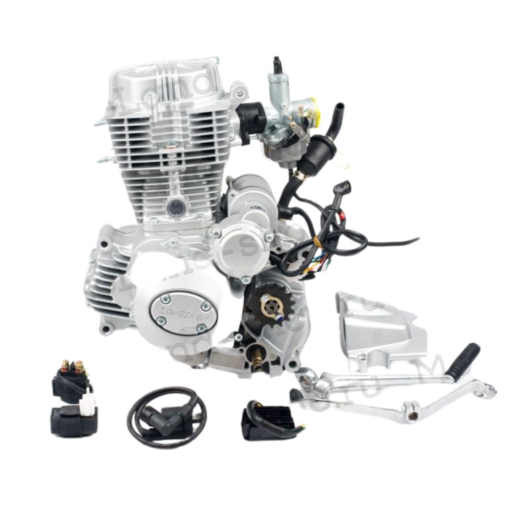 Купить двигатель 250см3 167FMM CG250-B (67x65) грм штанга, балансир, 5ск Двигатель 250см3 167FMM CG250-B (67x65) грм штанга, балансир, 5ск