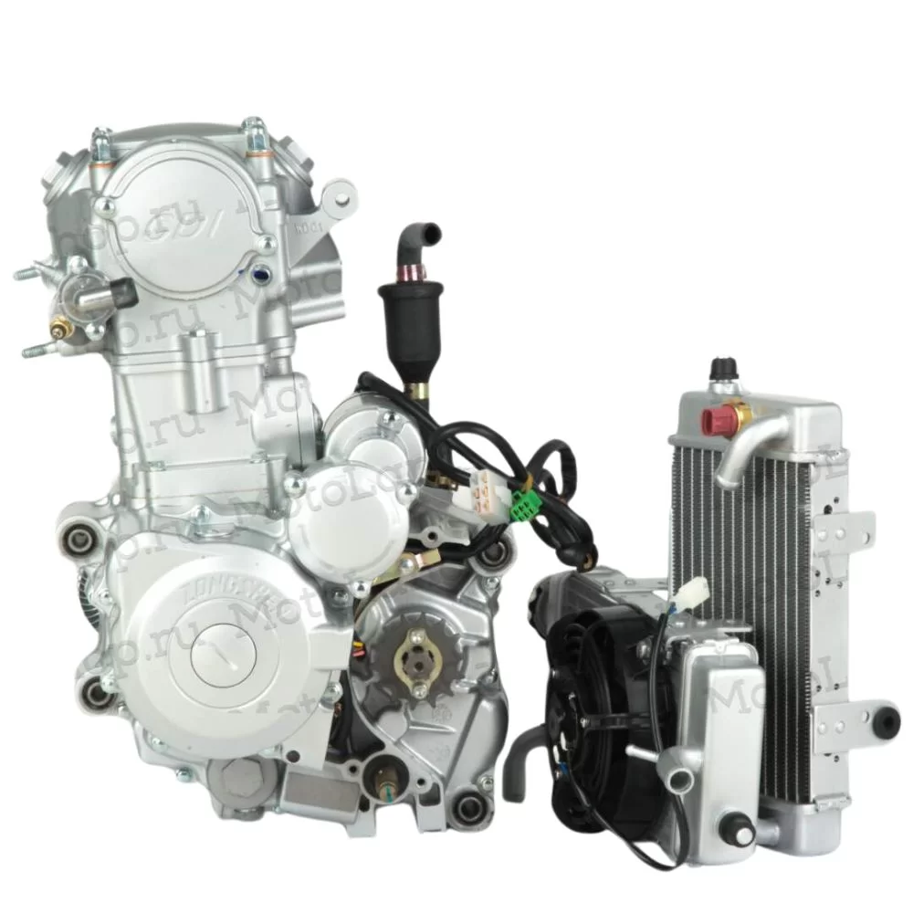 Двигатель 250см3 169MM CB250 (69x65) Zongshen 2 клапана/водянка+радиаторы