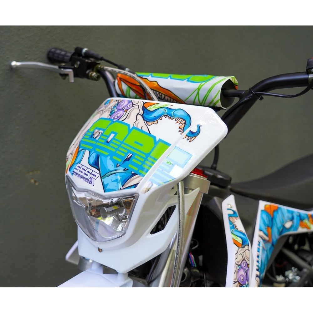 Питбайк SSSR CORE SA Blue White Monster