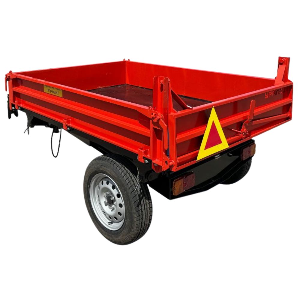 Купить полуприцеп-самосвал Уралец 1.5т 3 стороны опрокидывания
