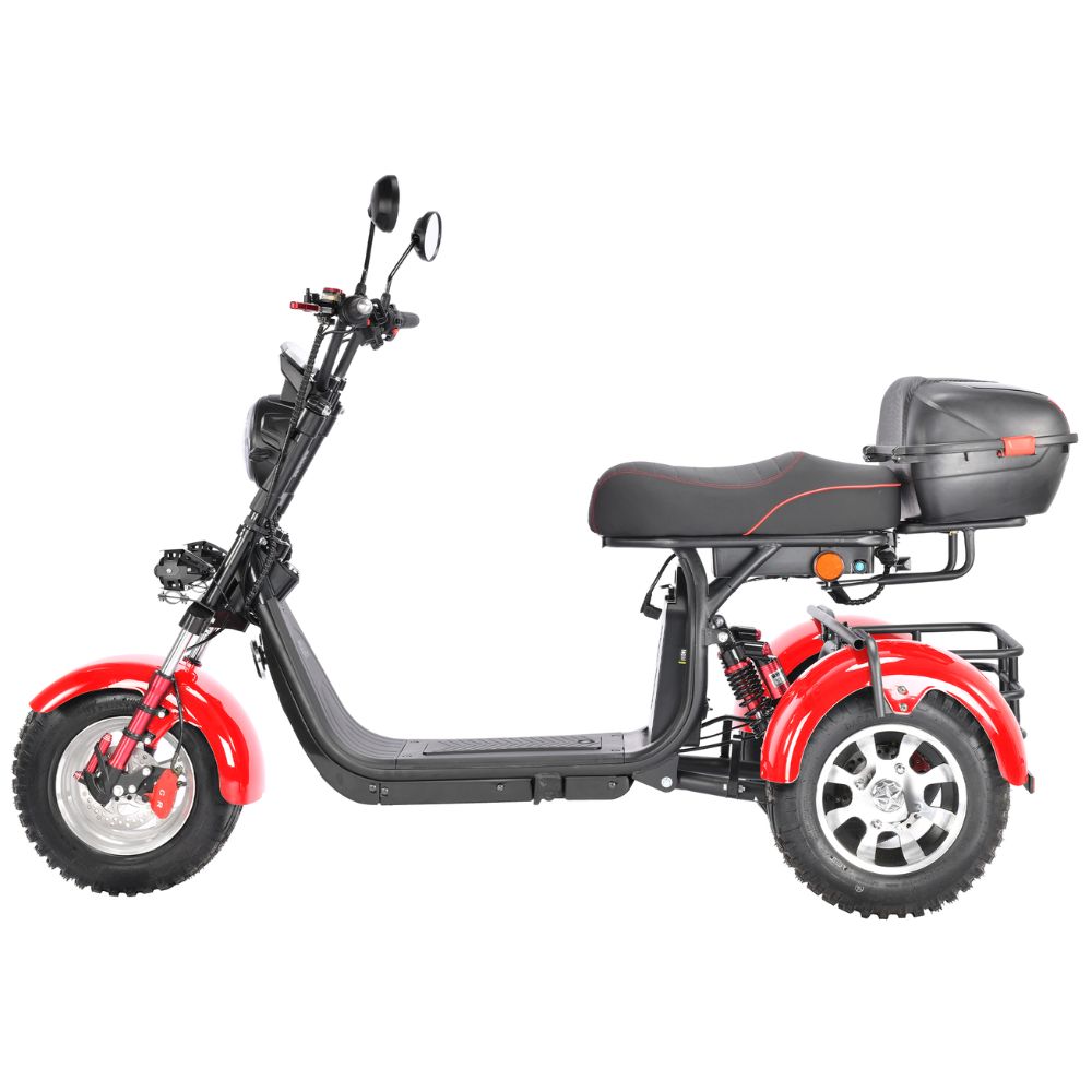 Купить электроскутер WHITE SIBERIA PRO TRIKE 3000W Электротрицикл WHITE SIBERIA PRO TRIKE 3000W
