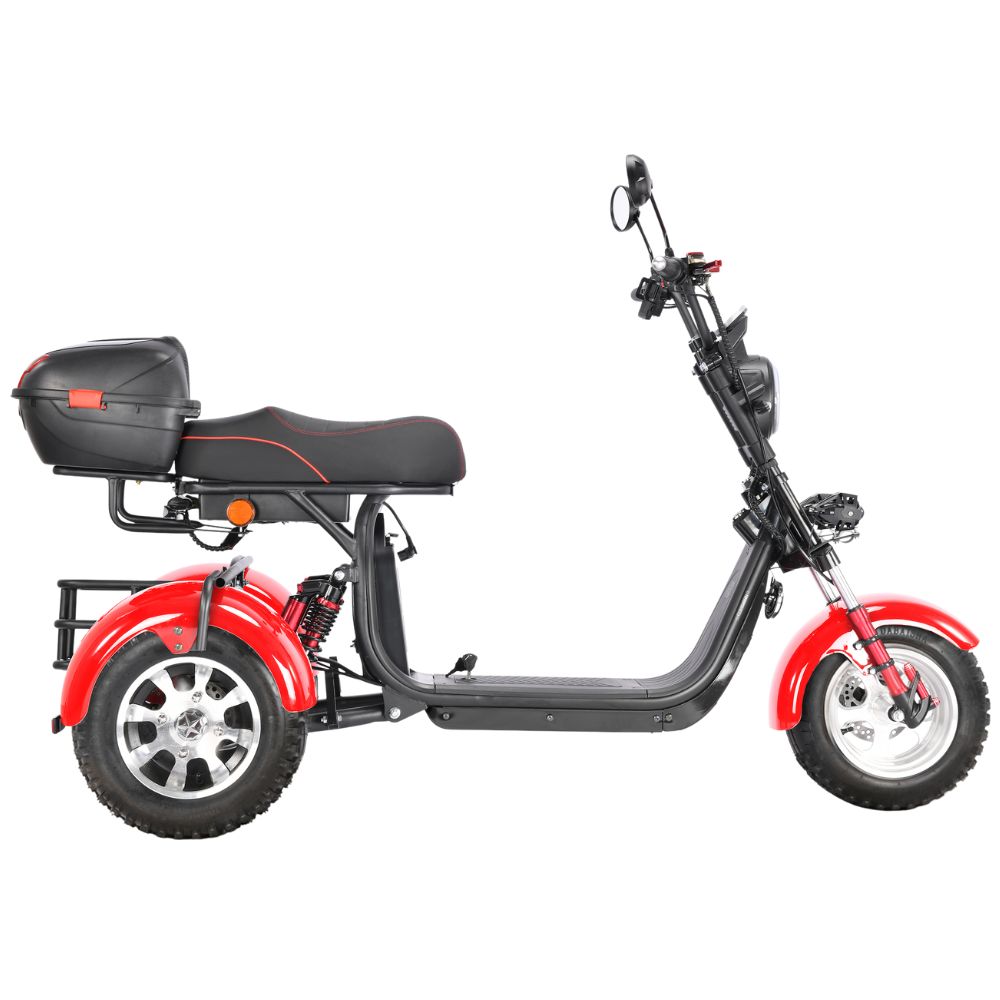 Купить электроскутер WHITE SIBERIA PRO TRIKE 3000W Электротрицикл WHITE SIBERIA PRO TRIKE 3000W