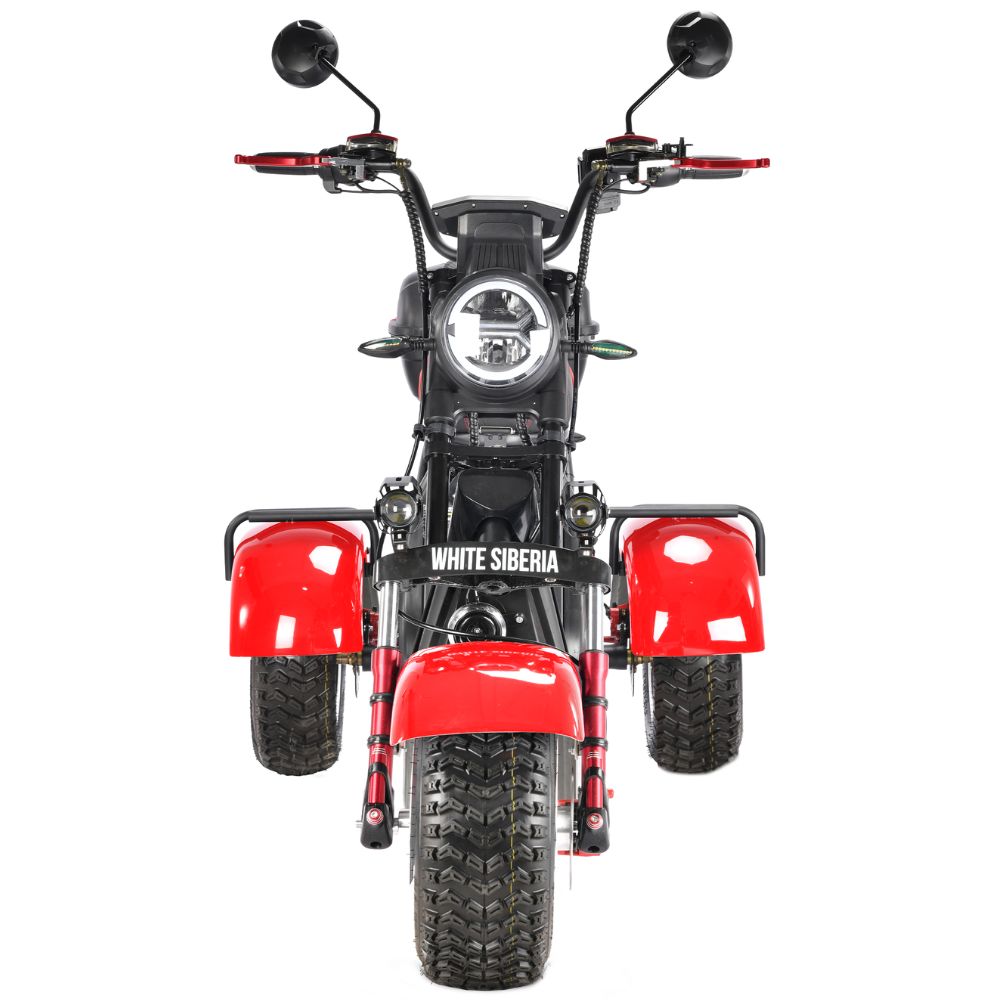 Купить электроскутер WHITE SIBERIA PRO TRIKE 3000W Электротрицикл WHITE SIBERIA PRO TRIKE 3000W