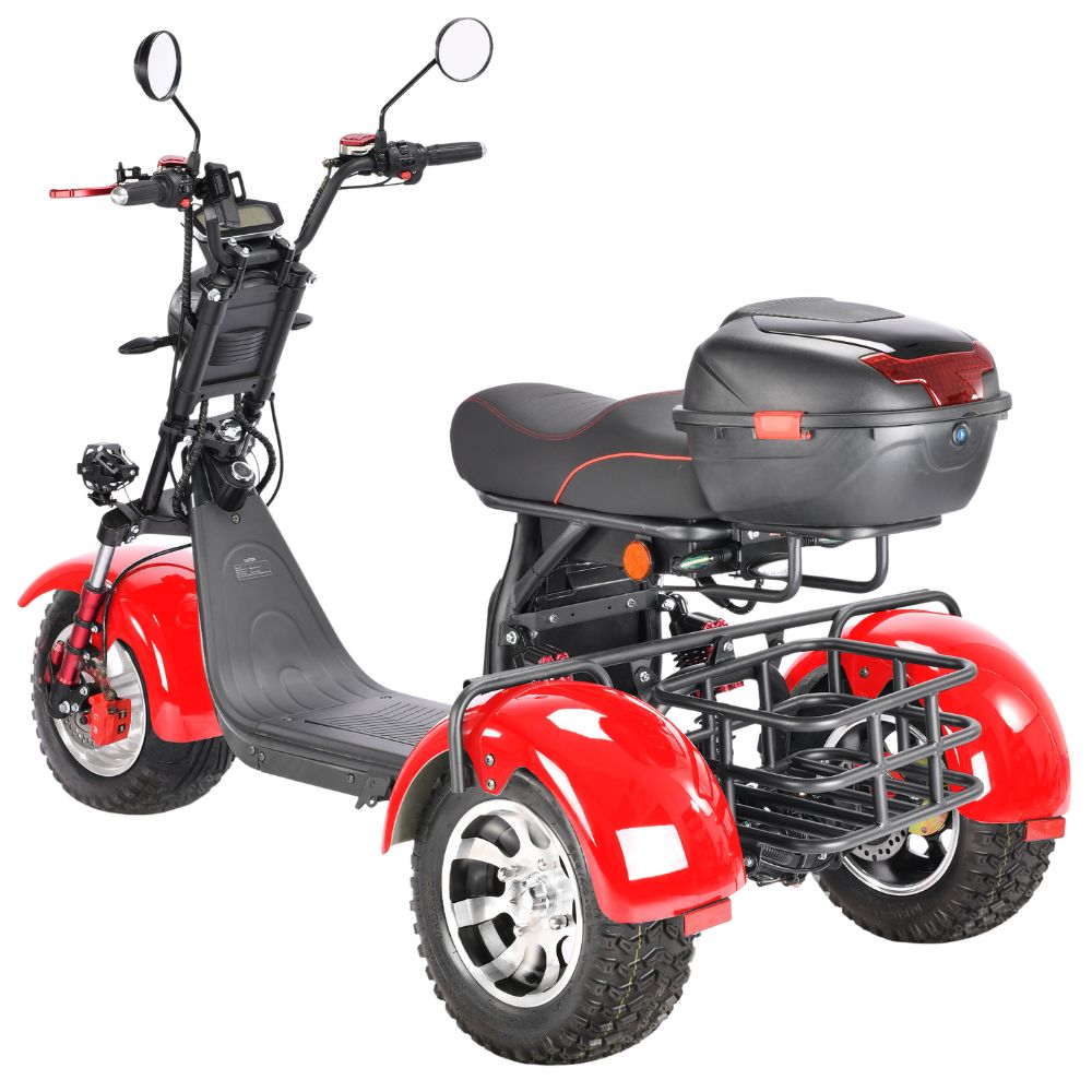 Купить электроскутер WHITE SIBERIA PRO TRIKE 3000W Электротрицикл WHITE SIBERIA PRO TRIKE 3000W