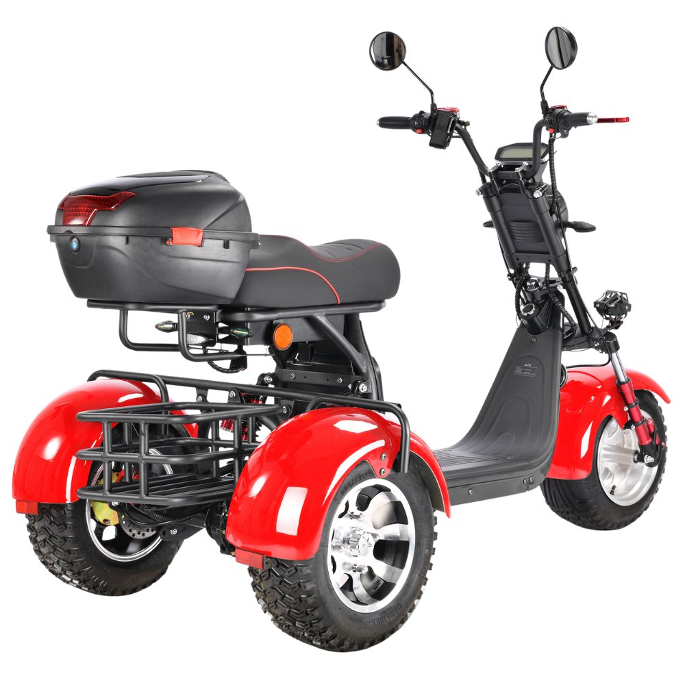 Купить электроскутер WHITE SIBERIA PRO TRIKE 3000W Электротрицикл WHITE SIBERIA PRO TRIKE 3000W