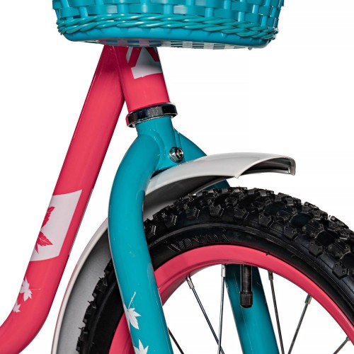 Велосипед Novatrack Maple 16″ (2025), неоново