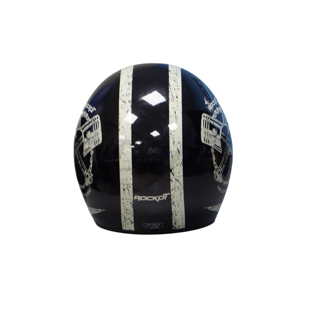 Шлем открытый с козырьком ROCKOT RM-391 Classic Style