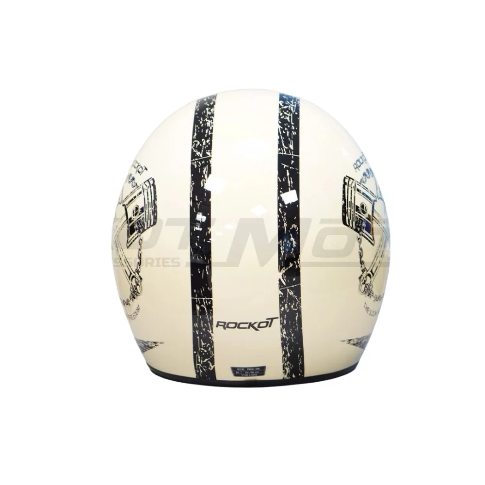 Шлем открытый с козырьком ROCKOT RM-391 Classic Style