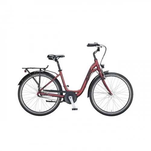Купить Велосипед KTM City Fun 26 D-W Бордовый в Минске, цены Велосипед KTM City Fun 26 D-W Бордовый