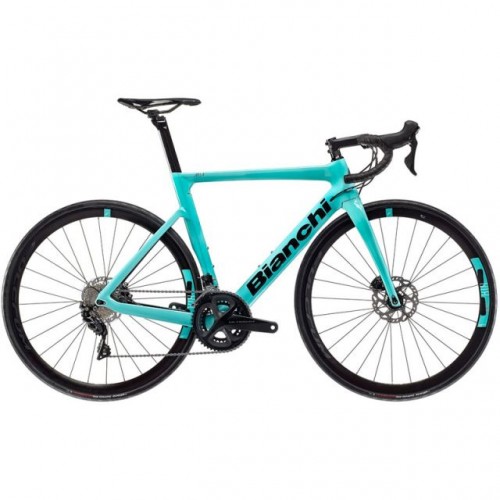 Велосипед Bianchi Aria Aero 105 Di2 Disc 2023 / Целесте / Рама 57″