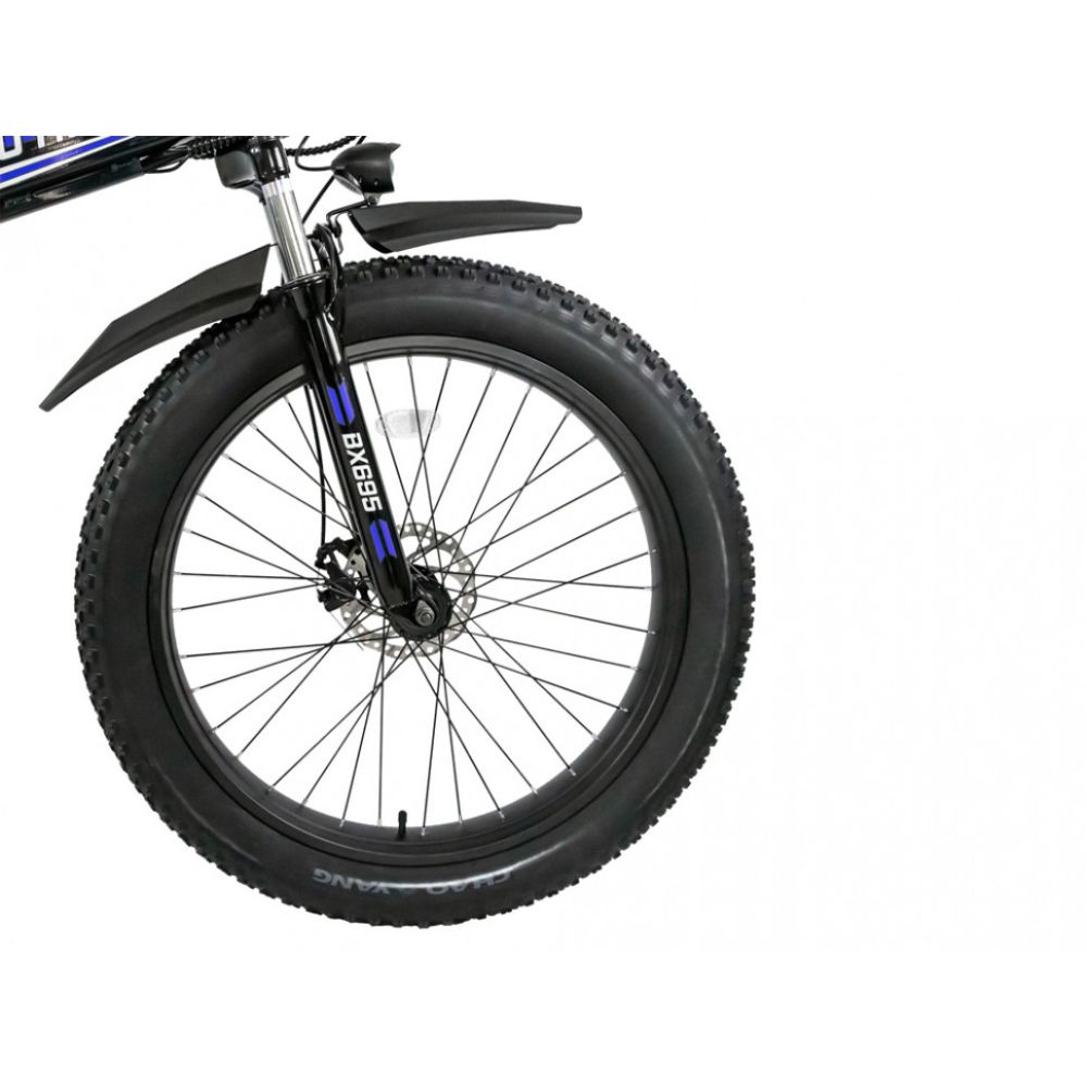 Электровелосипед HIPER KEMONO KUMA BX695 (R26FAT 500W 48V) складной, алюм, 7скор