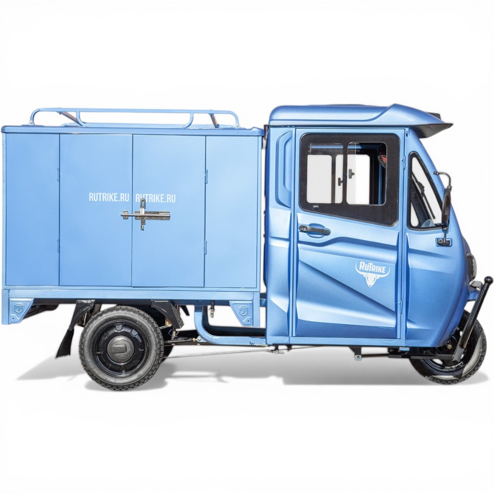 Грузовой электротрицикл Rutrike КАРГО Кабина Дуал обогрев 1500 60V1000W