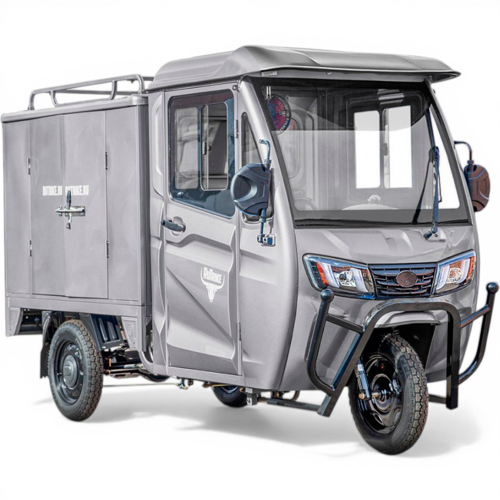 Грузовой электротрицикл Rutrike КАРГО Кабина Дуал обогрев 1500 60V1000W