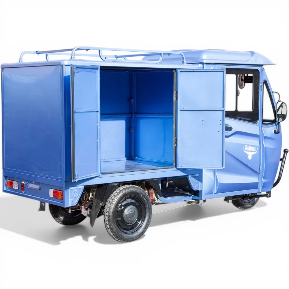 Грузовой электротрицикл Rutrike КАРГО Кабина Дуал обогрев 1500 60V1000W