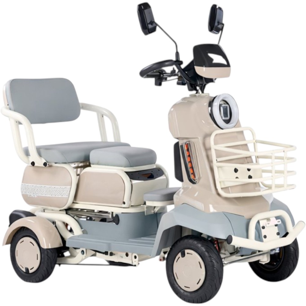 Электроскутер четырехколесный Rutrike Квадро