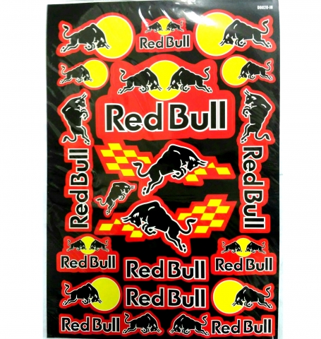 Купить наклейки для мототехники Red Bull