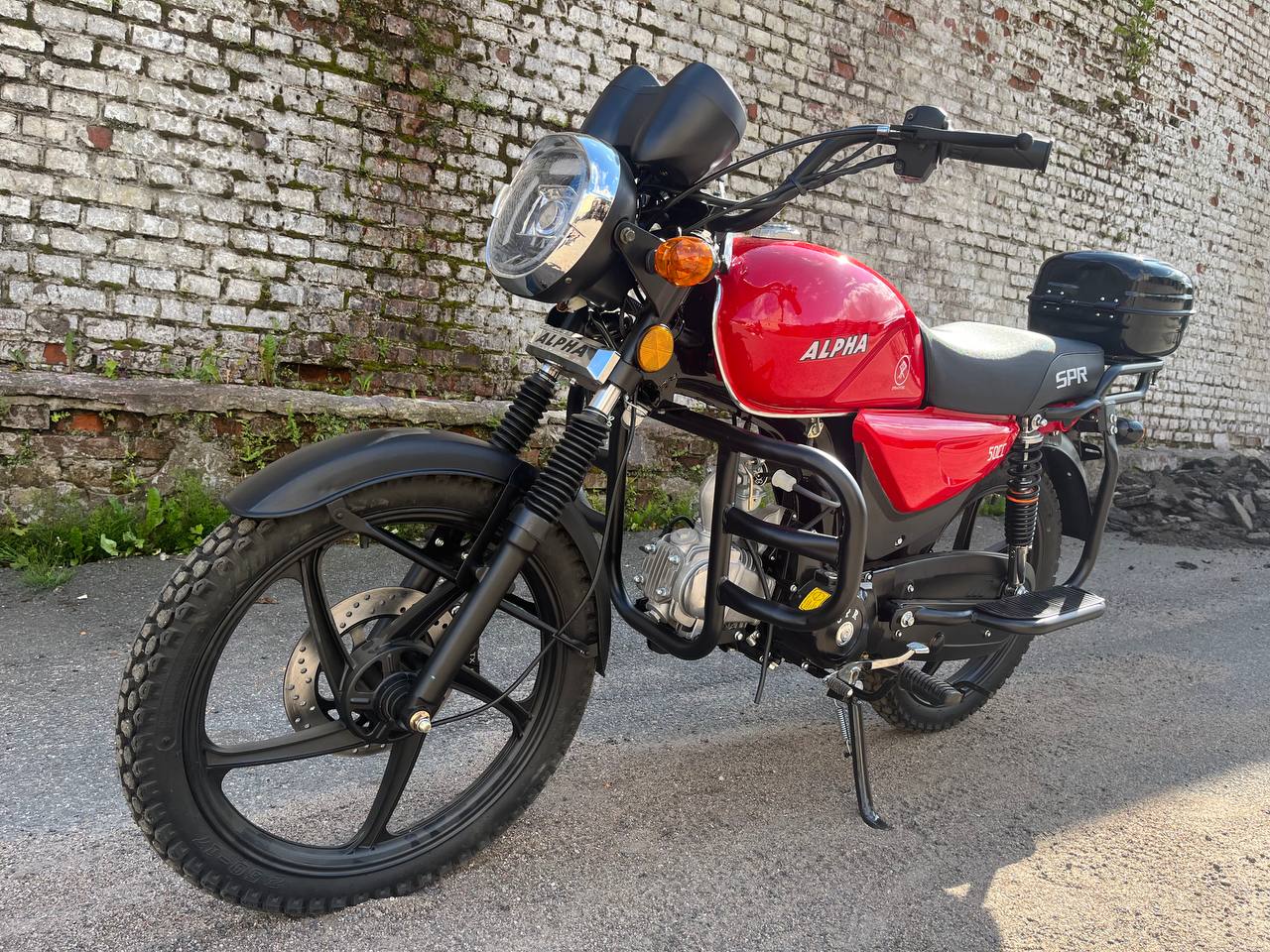 Мопед SPR Motors Alpha New — обновлённая Альфа с дисковым тормозом и цифровой приборкой