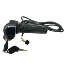 Ручка газа с экраном и замком зажигания