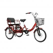 Двухместный трехколесный велосипед РВЗ Спутник 20 