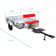 Прицеп оцинкованный ТМ-1700