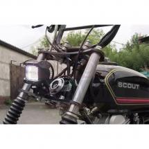 Купить мотоцикл внедорожный СКАУТ-3V-200 колеса 10" Мотоцикл внедорожный СКАУТ-3V-200 колеса 10"